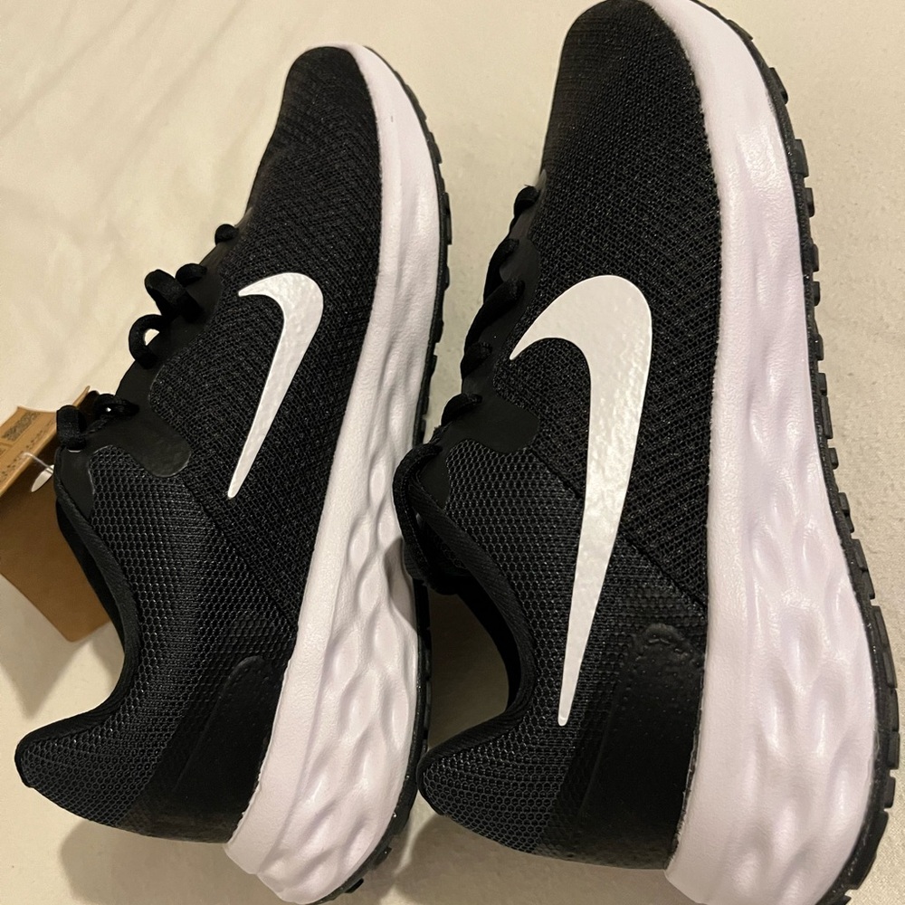 Nike Revolution 6 NN Black and White Athletic Sneakers